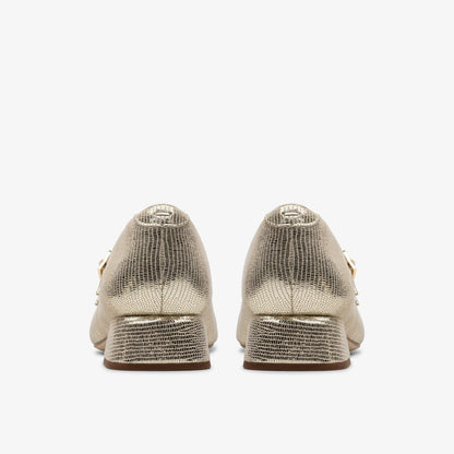 Daiss 30 Shine Champagne Interest | Clarks
