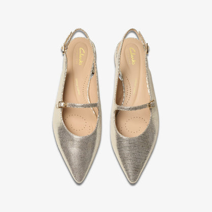 Sensa 15 Shine Champagne Interest | Clarks For Sale
