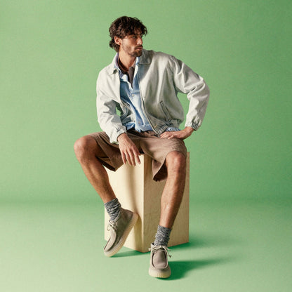 Torhill Hi Light Grey Suede | Clarks US
