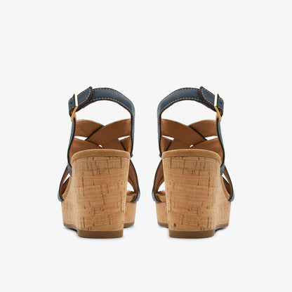 Sabina Sling Navy Nubuck | Clarks For Sale
