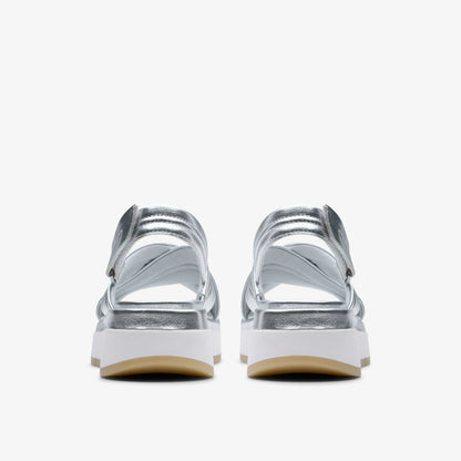 Tuscan Cross Silver Leather | Clarks For Sale