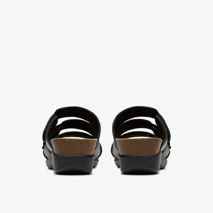 Calenne Lily Black Leather | Clarks