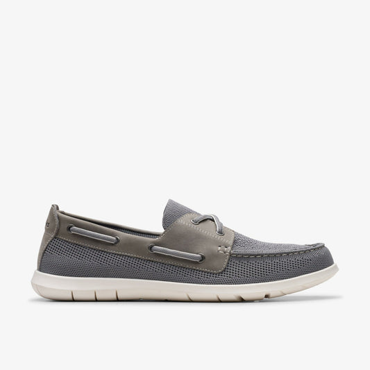 Flexway Tie Grey Combination | Clarks For Sale