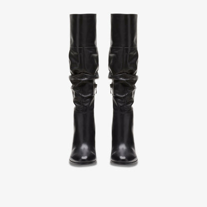 Freva 85 Slouch Black Leather | Clarks