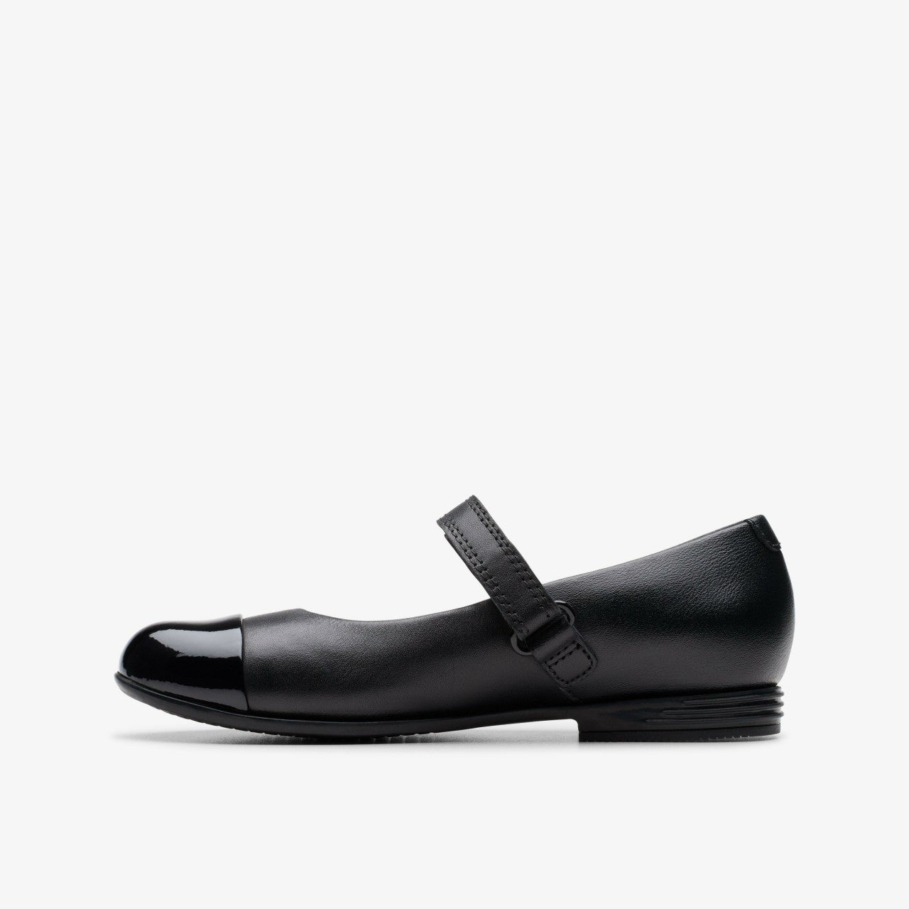Finja Gem Kid Black Leather | Clarks