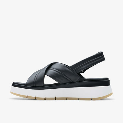 Tuscan Cross Black Leather | Clarks Discount