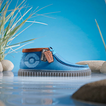 Torhill Explore Blue Leather | Clarks Onsale