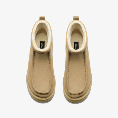 Meare Rooey Dark Sand Warmlined | Clarks