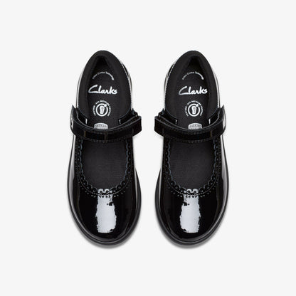 Etch Pure Kid Black Patent | Clarks US