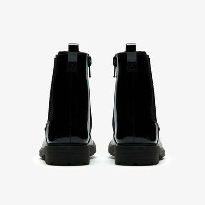 Astrol Orin Kid Black Patent | Clarks
