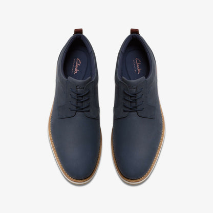 Lapford Lace Navy Nubuck | Clarks