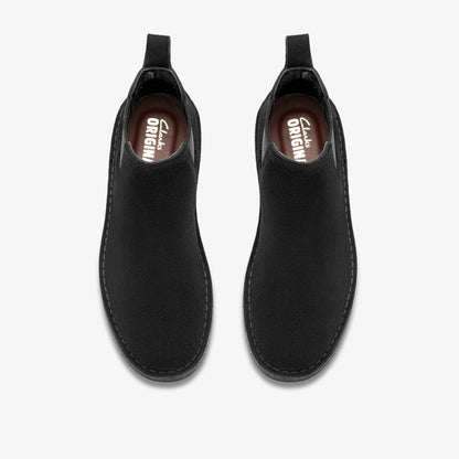 Desert Chelsea Black Suede | Clarks Discount