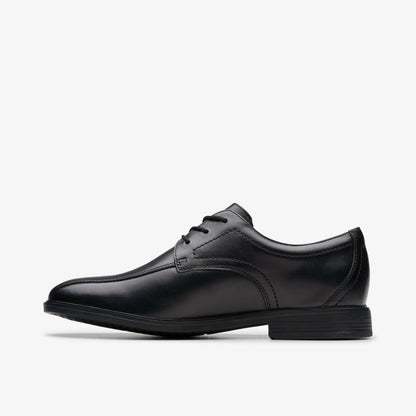 Jonwin Loop Youth Black Leather | Clarks Sale
