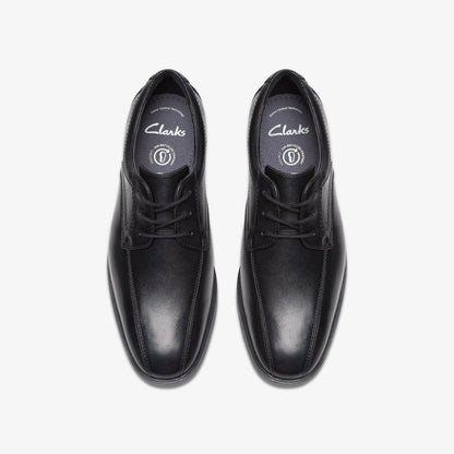 Jonwin Loop Youth Black Leather | Clarks Sale