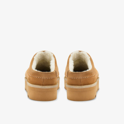 Meare Mule Caramel Warmlined | Clarks US
