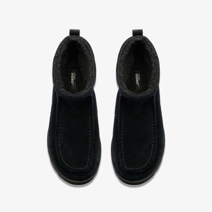 Meare Rooey Black Suede Warmlined | Clarks Discount
