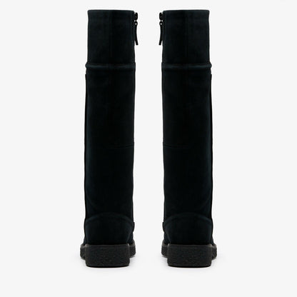 Nella Hi Black Suede | Clarks Discount