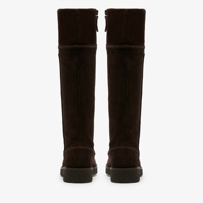 Nella Hi Dark Brown Suede | Clarks Sale