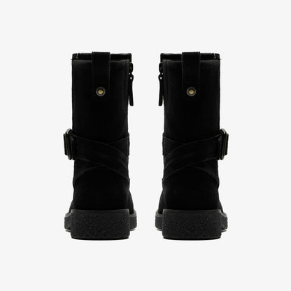 Nella Mid Black Suede | Clarks For Sale