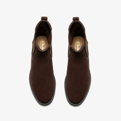 Nella Top Dark Brown Suede | Clarks Sale