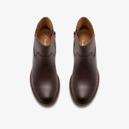 Kastela Top Brown Leather | Clarks Onsale
