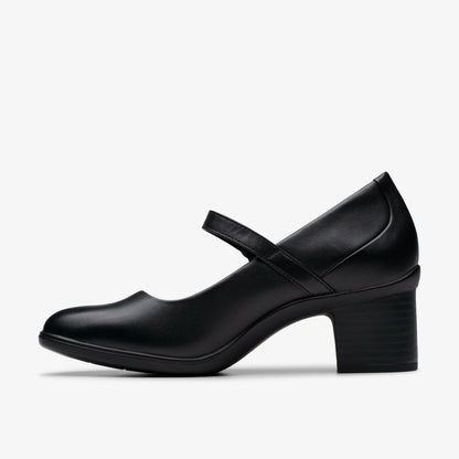 Shaya Jane Black Leather | Clarks Discount