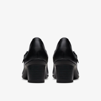 Shaya Jane Black Leather | Clarks Discount