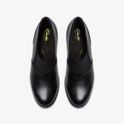 Shaya Tess Black Leather | Clarks Sale