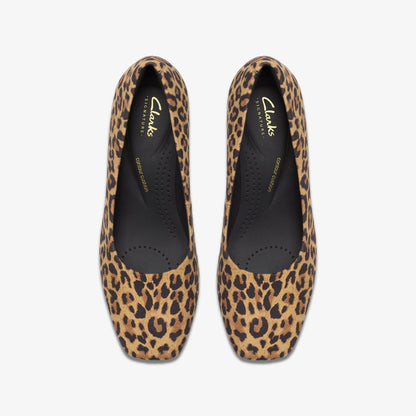 Fernie Court Leopard Suede | Clarks Discount