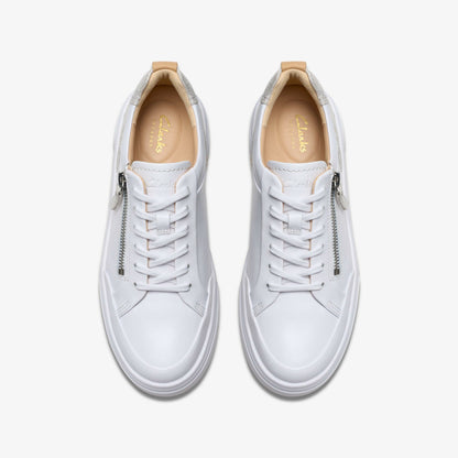 Hollyhock Zip Silver Combination Leather | Clarks