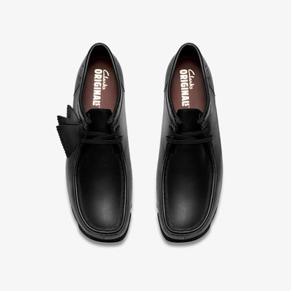 Wallabee GORE-TEX Black/Black Leather | Clarks US