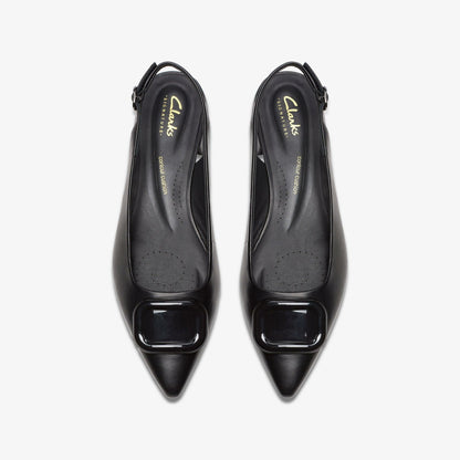 Sensa 15 Trim Black Leather | Clarks