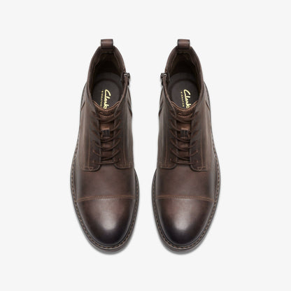 Aldwin Cap Brown Leather | Clarks Sale
