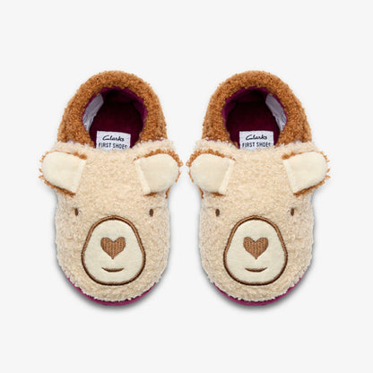 Fluffy Snug Toddler Cream Teddy | Clarks For Sale
