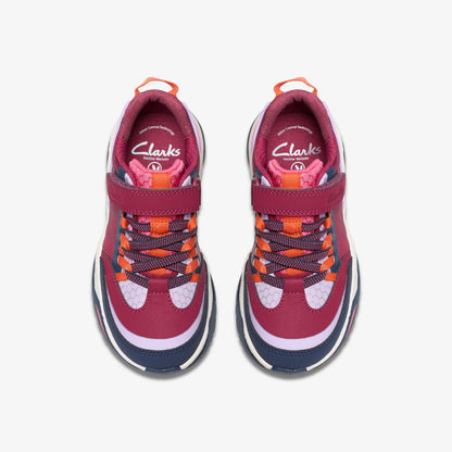 Feather Track Kid Berry Combination | Clarks Discount