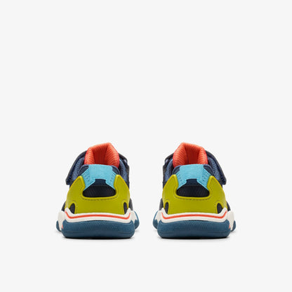Feather Track Toddler Navy Combination | Clarks Onsale