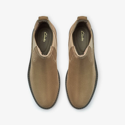 Newford Easy Dark Sand Suede | Clarks US