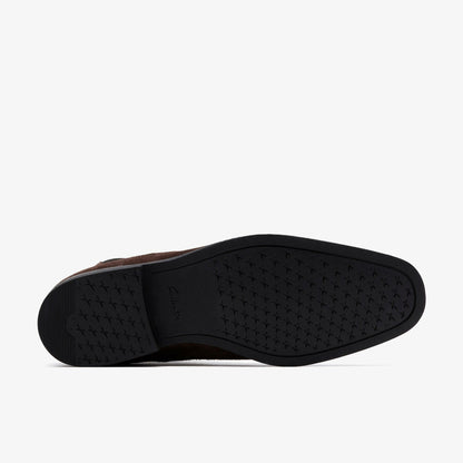 Paulton Easy Dark Brown Suede | Clarks Sale