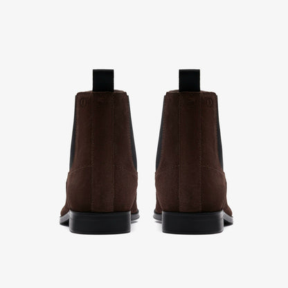 Paulton Easy Dark Brown Suede | Clarks Sale