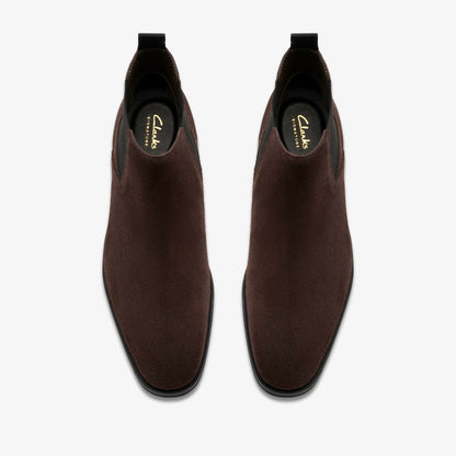 Paulton Easy Dark Brown Suede | Clarks Sale