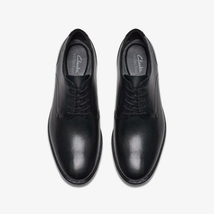 Banbury Derby Black Leather | Clarks Onsale