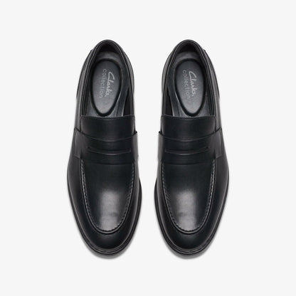 Banbury Lo Black Leather | Clarks