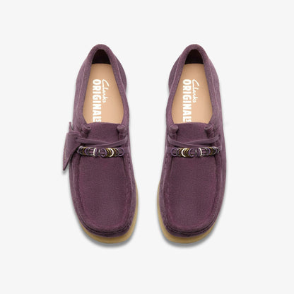 Wallabee Plum Suede | Clarks Discount