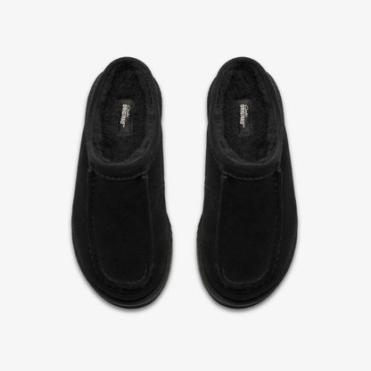 Meare Mule Black Suede Warmlined | Clarks For Sale