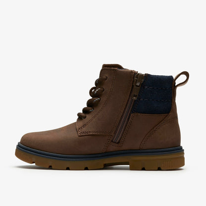 Lorcam Trail Kid Dark Brown | Clarks For Sale