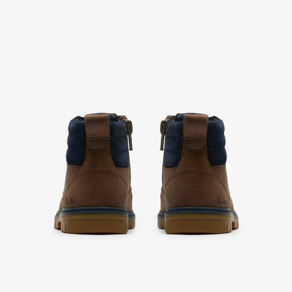 Lorcam Trail Kid Dark Brown | Clarks For Sale