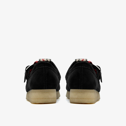 Wallabee T Bar Black Tweed Combination | Clarks