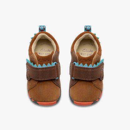 Roamer Stomp Toddler Tan | Clarks