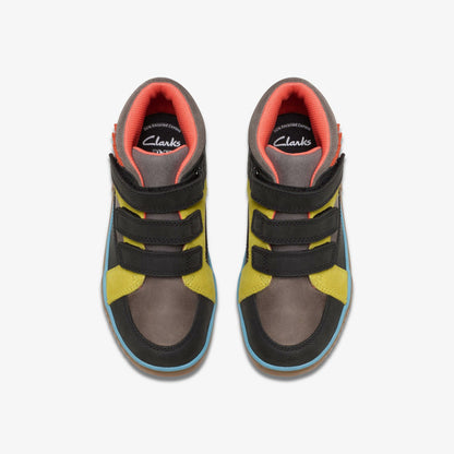 Oslo Play Kid Grey Combination | Clarks