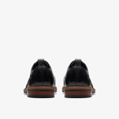 Aldwin Lace Black Leather | Clarks Sale